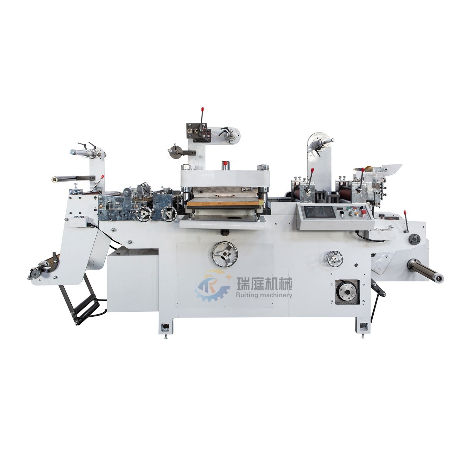 RTMQ-320 Professional Label Die Cutting Machine with Hot Stamping Flatbed paper processing