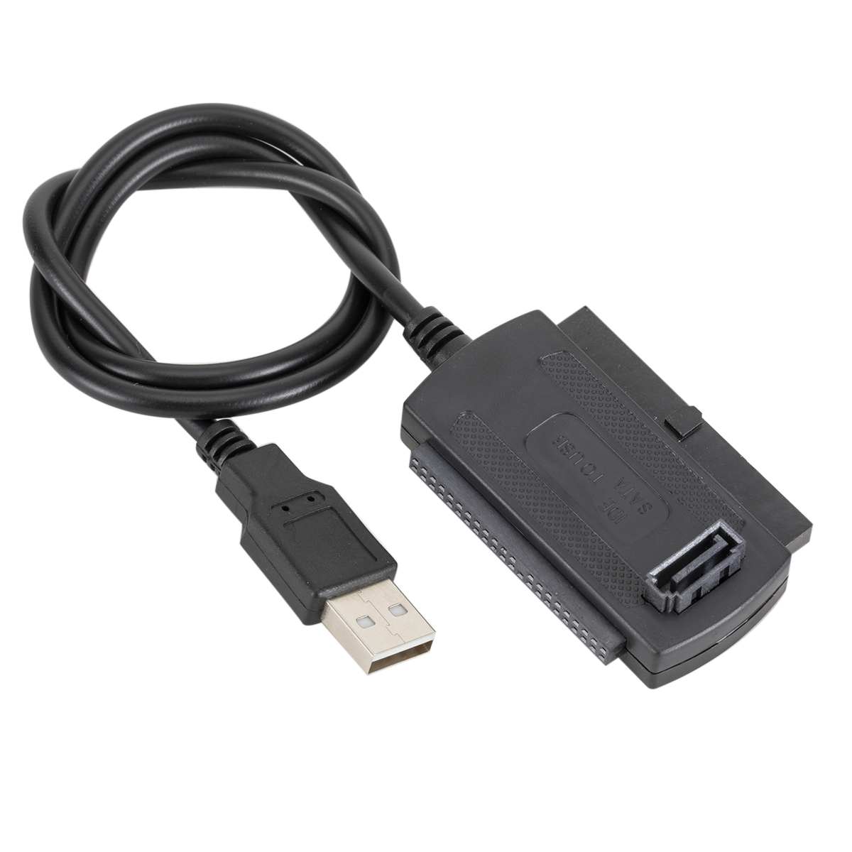 USB to SATA with power supply three purpose USB to IDE / SATA hard disk drive to data cable