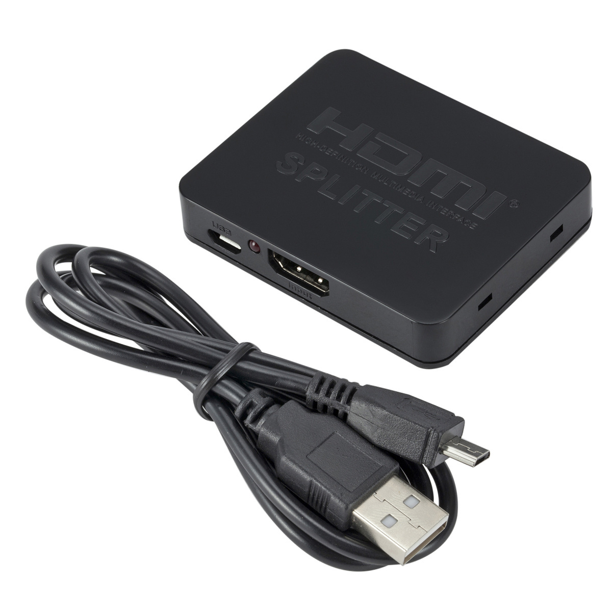 HDCP HDMI Splitter Full HD 1080p Video HDMI Switch 1X2 Split 1 in 2 Out Amplifier Dual Display For HDTV DVD PS3 Xbox