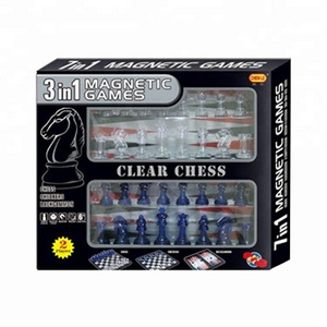 Wholesale 3 In 1 Magnetic Crystal Chess Game Set