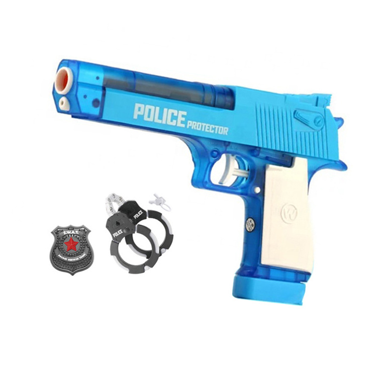 Police Military Series Supplies 2 In 1 Form Dart & Water Gun Mode Shooting Gun Toy