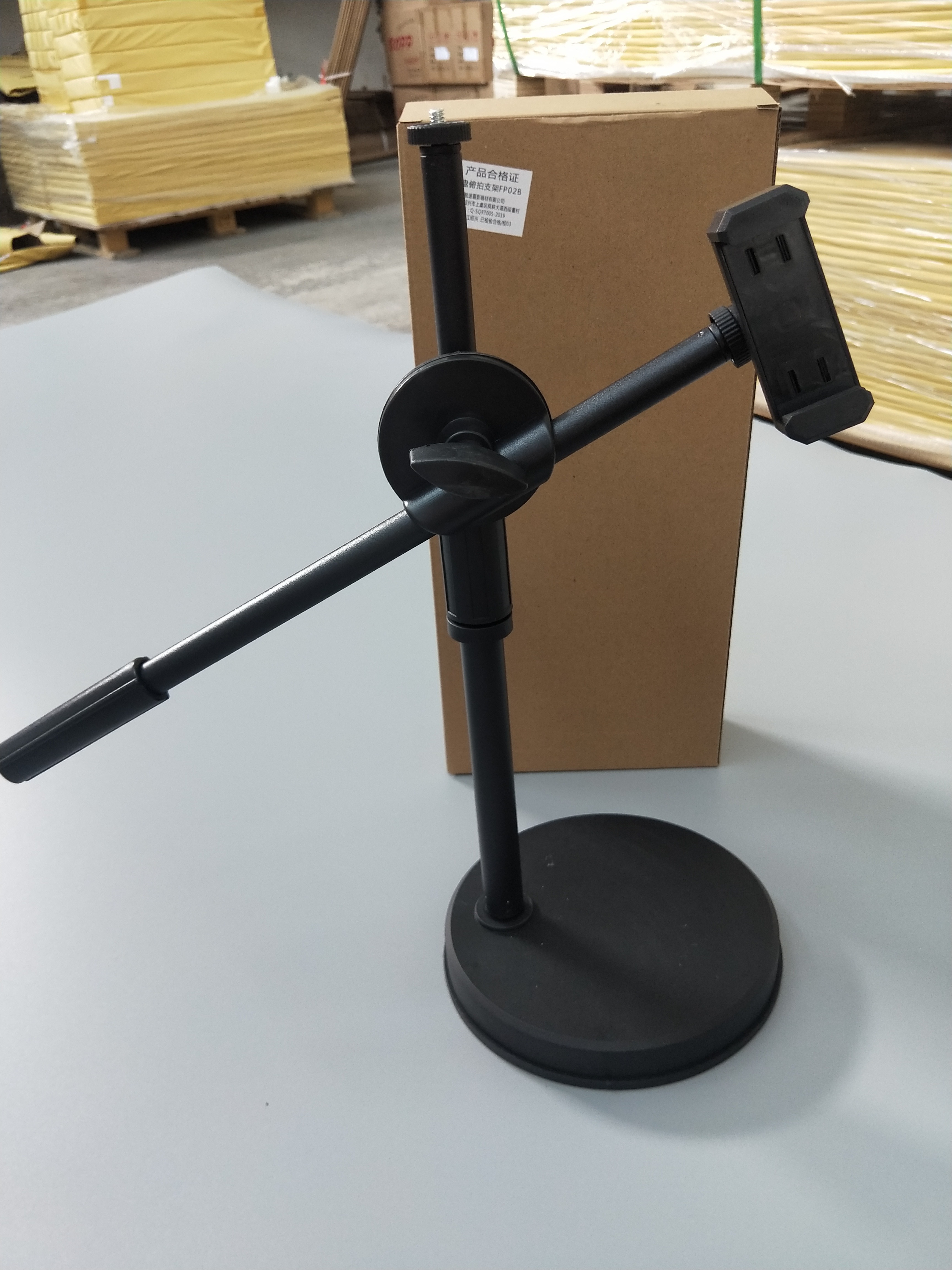 Overhead Bracket Desktop Tripod Stand Adjustable 360 Degrees Rotation Photography Mobile Phone High Angle Shot