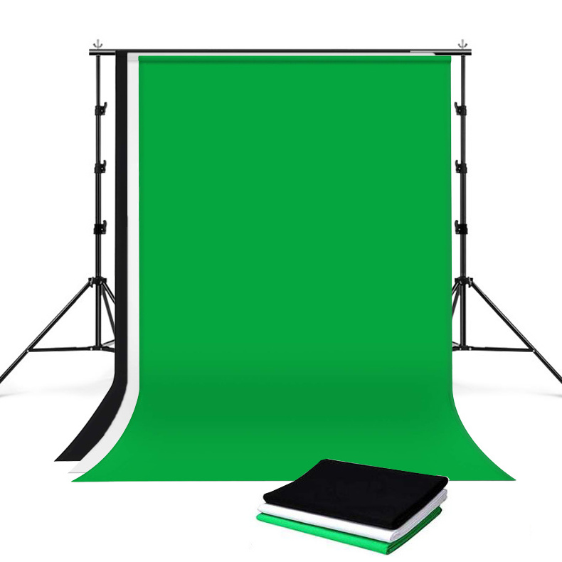 Photography Soft Box Photo Studio Lighting Kit Green Screen Backdrop Background Stand Softbox Umbrellas Light