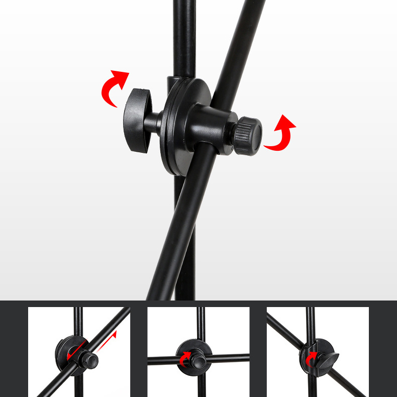 Overhead Bracket Desktop Tripod Stand Adjustable 360 Degrees Rotation Photography Mobile Phone High Angle Shot