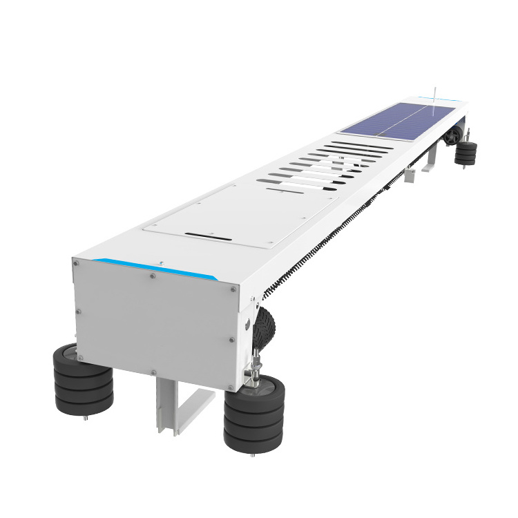 Self powered solar panel cleaning robot remote control price dry cleaning robots for solar panel