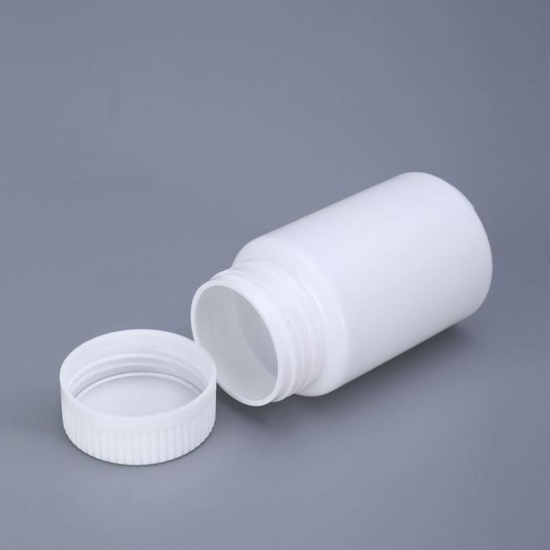 Empty White Plastic Bottles For Pharmaceutical Capsule Solid Pill Container Packaging