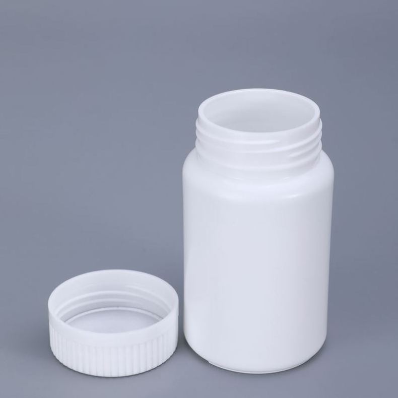 Empty White Plastic Bottles For Pharmaceutical Capsule Solid Pill Container Packaging