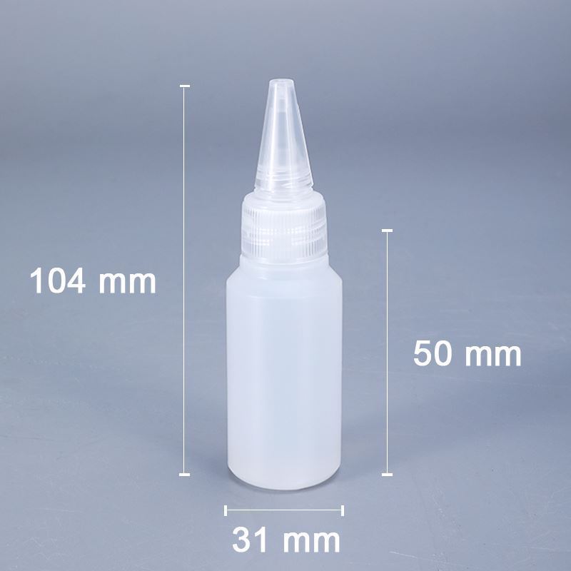 UMETASS Nozzle Twist Cap Squeeze Dropper Plastic Bottle For Glue Liquid