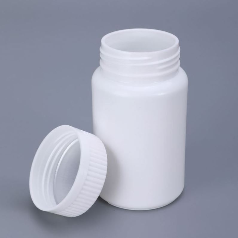 Empty White Plastic Bottles For Pharmaceutical Capsule Solid Pill Container Packaging