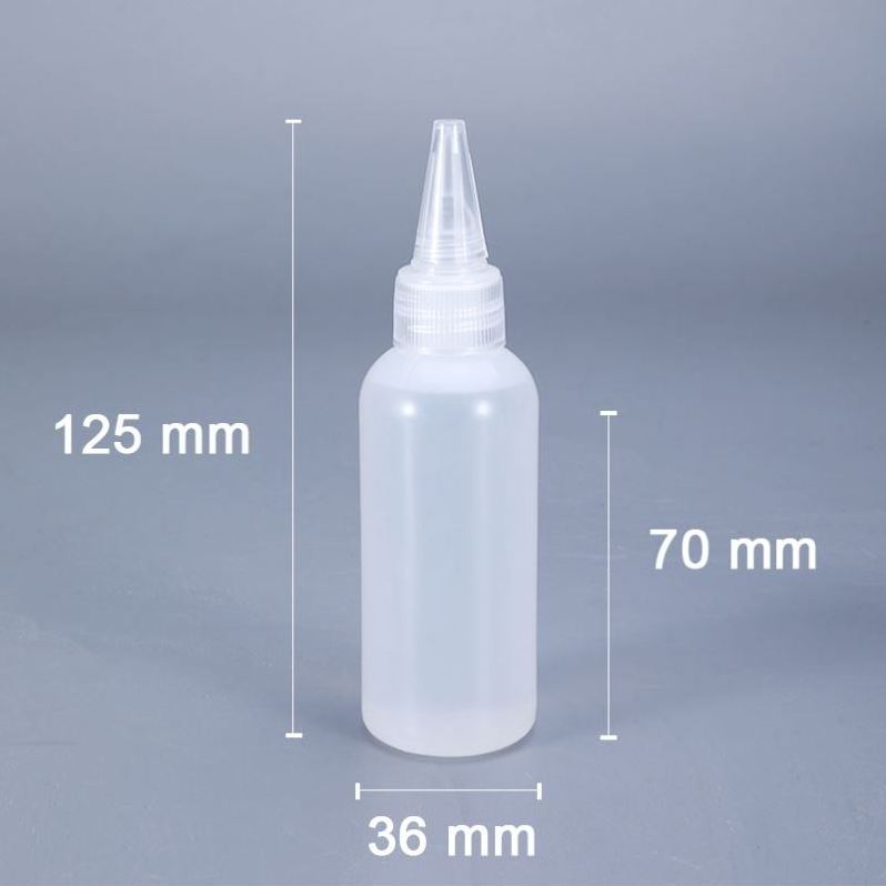 UMETASS Nozzle Twist Cap Squeeze Dropper Plastic Bottle For Glue Liquid