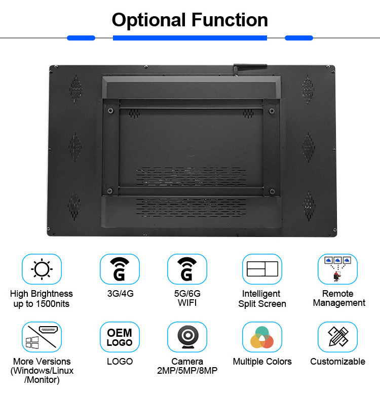 32 Inch Full Hd 1080p Video Android Wifi Tft Lcd Touchscreen Silm Touch Screen Monitor