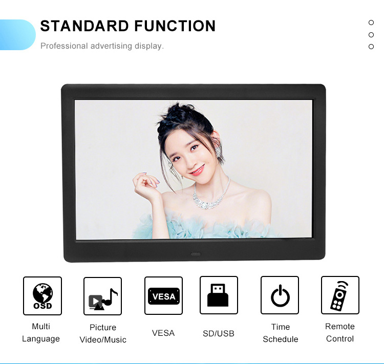 10 Inch Small Table Top Advertising Player Lcd Tv Digital Signage Display Monitors Screen For Advertising