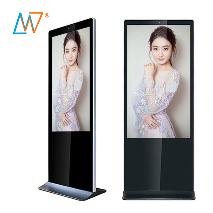 Kiosk 55Inch Portable Indoor Floor Stand Android Tablet Panel Digital Signage With Led Lcd Display