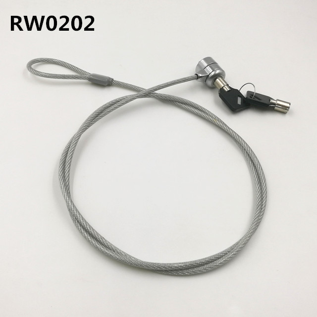 RuiWor RW0202 unique & one-to-one correspondence Metal key Laptop anti theft cable lock