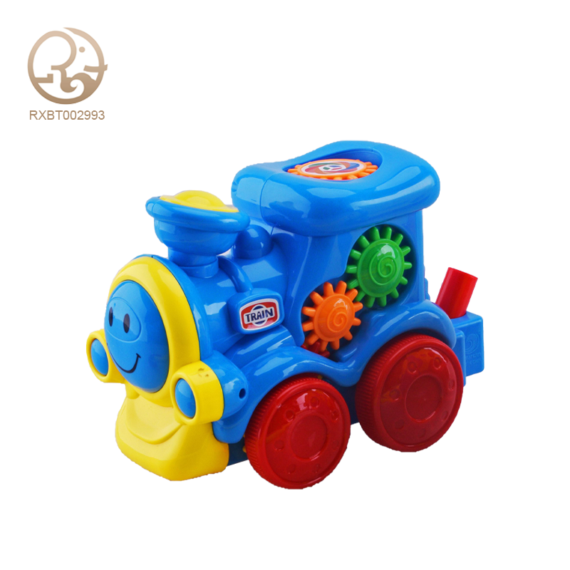 Toddler push-pull cartoon duck toy baby trolley walking car children educational toys kids walk baby walker early learning