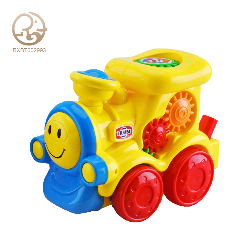 Toddler push-pull cartoon duck toy baby trolley walking car children educational toys kids walk baby walker early learning