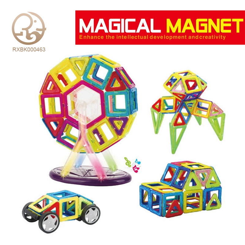 Factory supplies STEM magnetic building block brick magnet toys for children to educate magnetic toys for children to learn