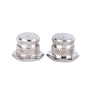 Blind Hole Chamfering Stainless Steel 304 Hex Head Smooth Grooved Cross knurled Insert Nut For Plastic Housing