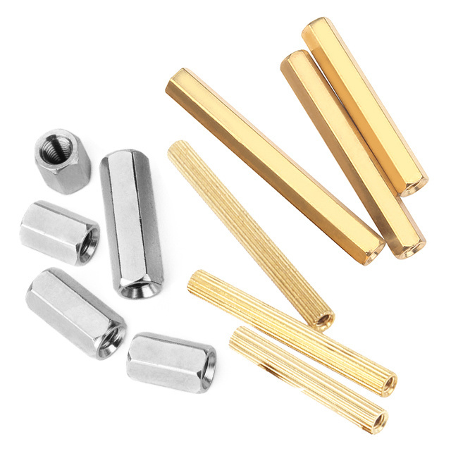 Copper Brass Single-pass standoff stainless steel zinc plated threaded spacer pcb cylinder Hexagonal Stud male female hex spacer