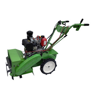 Wholesale Four-wheel drive self-propelled land tiller power tiller diesel engine mini cultivator diesel