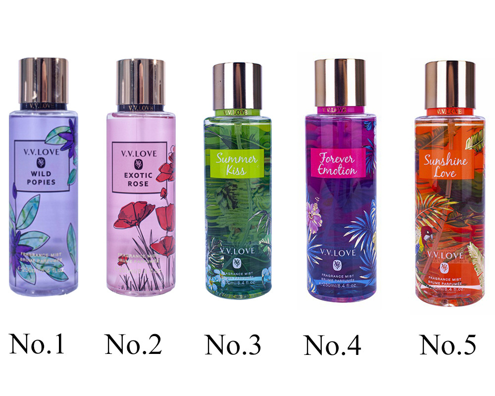 body spray Lady's persistent encounter  with faint fragrance perfume body mist