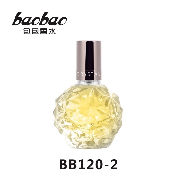 Crystal bottle, perfume lady, lasting and fresh jasmine rose and fruit fragrance.