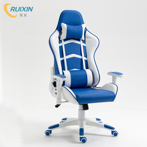 Racing Seat Office Esports Gaming Chair Black and Yellow Leather Gaming Chair