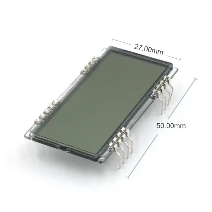 monochrome micro seven segment lcd panel 18 pin custom tn lcd display module 6 digit 7 segment lcd display