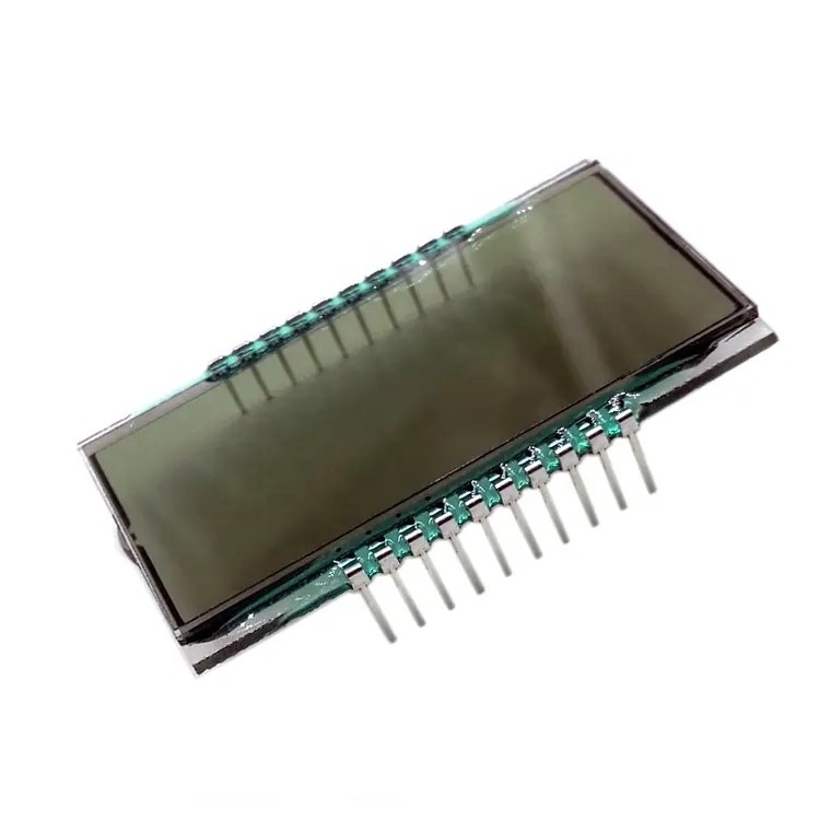 monochrome micro seven segment lcd panel 18 pin custom tn lcd display module 6 digit 7 segment lcd display