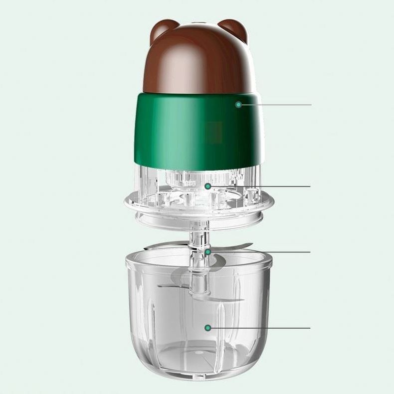 One Touch Control BPA Free Portable Baby Food Blender Baby Food Maker Touch Food Machine Mini Maker