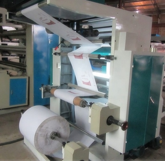 Hot sale Pe High Speed Tshirt Bag Flexographic Film printer Machine