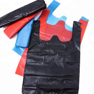 High Speed (400-600 pcs/mins) Automatic Four Lines Plastic Shopping Bag T-shirt Bag Making Machine