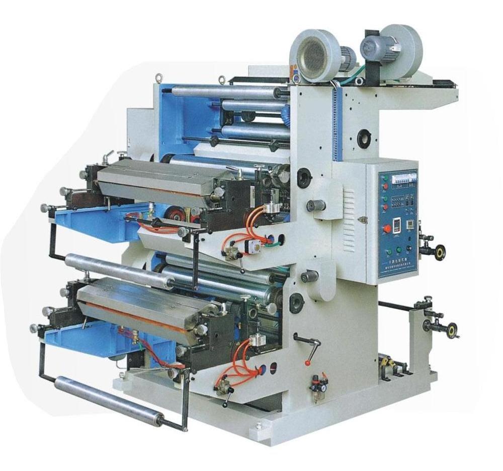 Low Price Automatic 2 Color Flexographic Printing Machine / Flexo Printing Machine