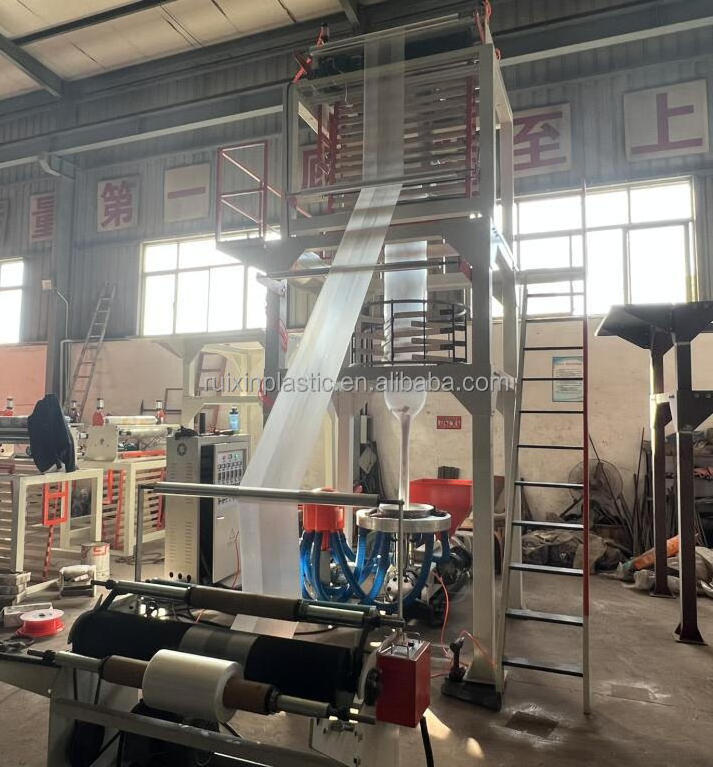 Full Automatic High Speed Plastic Bag HDPE Film Blowing Extruder Machine With High output