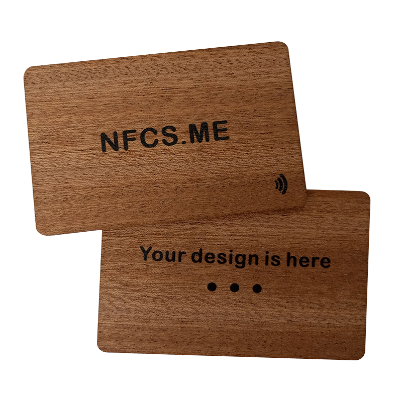 2022 Popular Wooden NFC Cork Digital Business Card NFC 213 216 RFID Chip 13.56Mhz Frequency Hotel Key Card