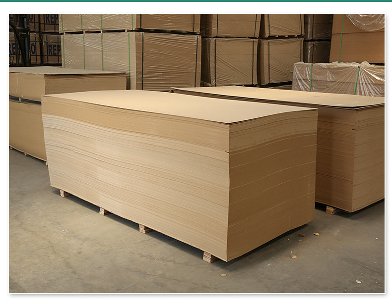 E2 Factory Directly Sale Plain MDF medium density board