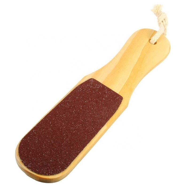 Double-sided pedicure sandpaper foot file Feet Dead Skin foot file wooden Pedicure Foot Tools