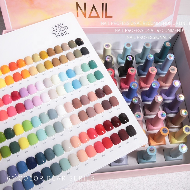 60 Colors 15ML Nail Gel Polish Vernis Semi Permanent Nail Art Manicure Soak Off LED UV Gel Nail Varnishes