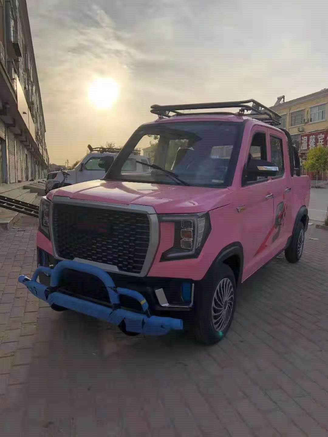 4 Wheel Cheap Low Speed Mini Bus Pure Electric Car Electric CHINESE electric pickup truck MADE IN CHINA