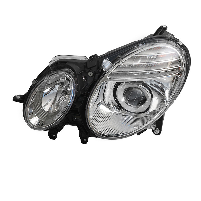 LED Lens Headlight Headlight 2118203061 2118202961 Is Suitable for Mercedes-benz W211 Headlight PC 12V Null ABS W211 2006