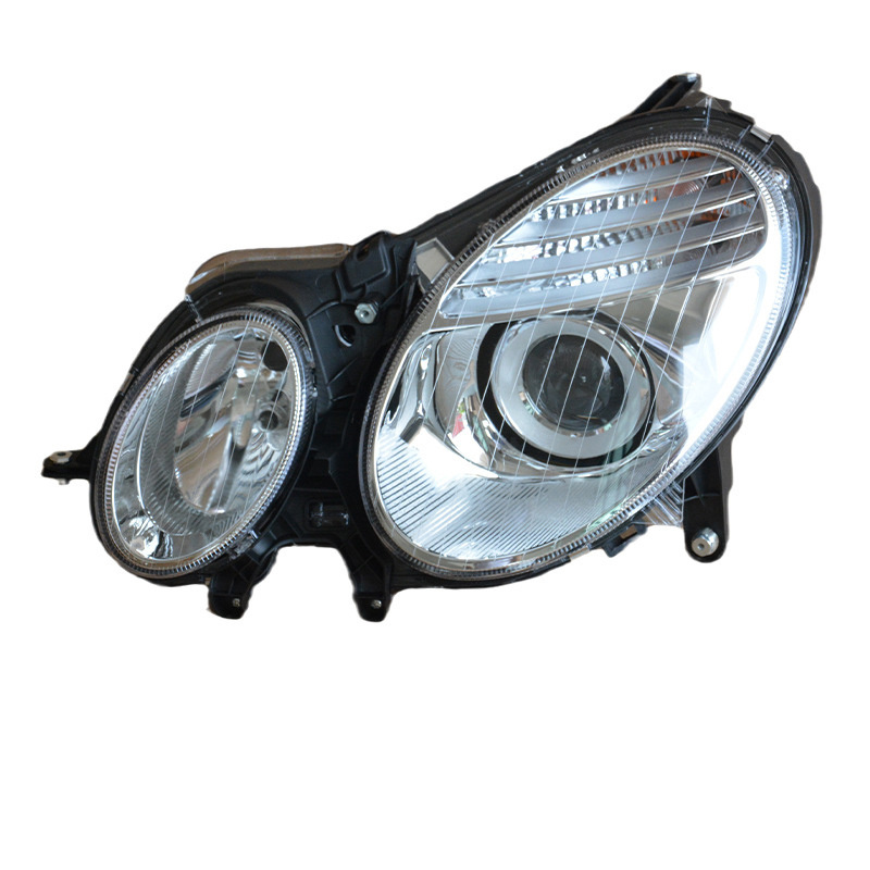 LED Lens Headlight Headlight 2118203061 2118202961 Is Suitable for Mercedes-benz W211 Headlight PC 12V Null ABS W211 2006