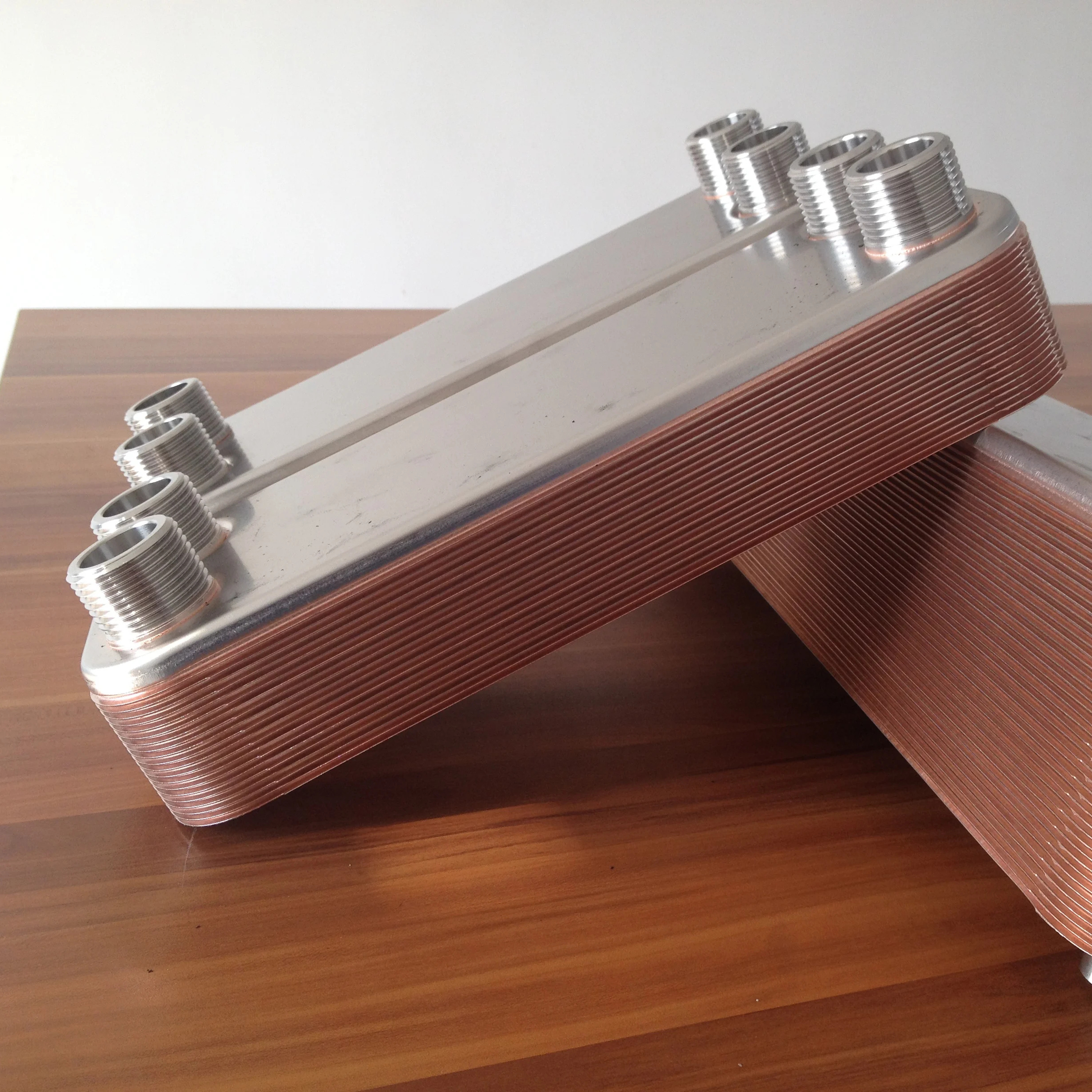 Plate Heat Exchanger Evaporator copper Brazed Plate Heat Exchanger For R410A Evaporator Refrigeration