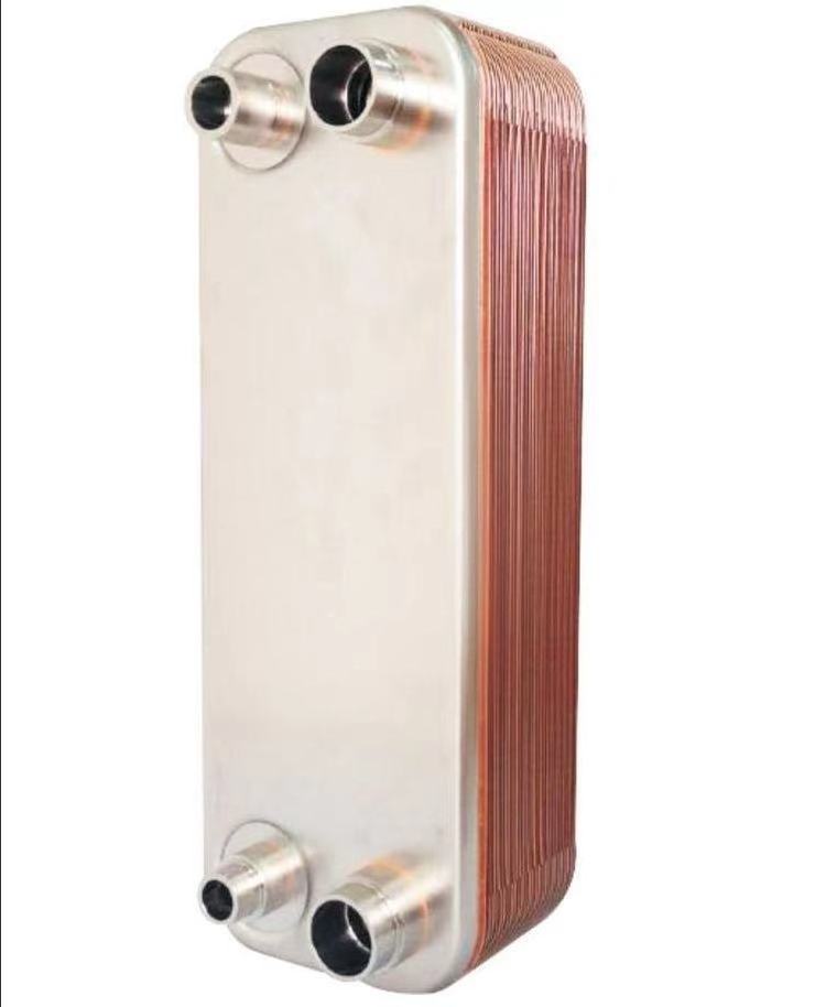 Plate Heat Exchanger Evaporator copper Brazed Plate Heat Exchanger For R410A Evaporator Refrigeration