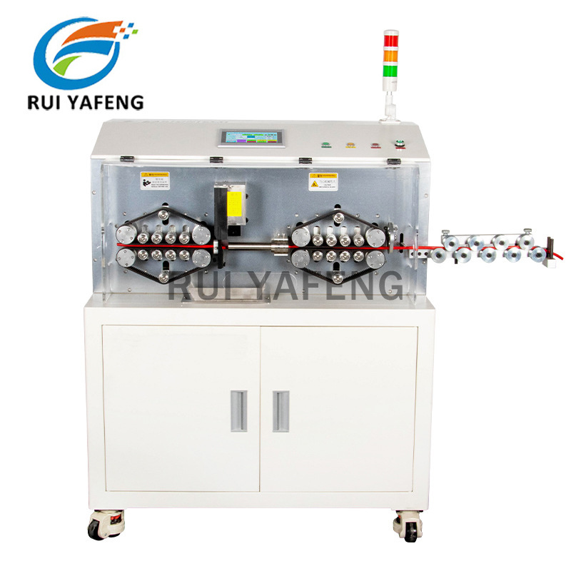 Automatic large square big diameter thick wire cable cutting stripping machine 150mm2 three layers stripper machines