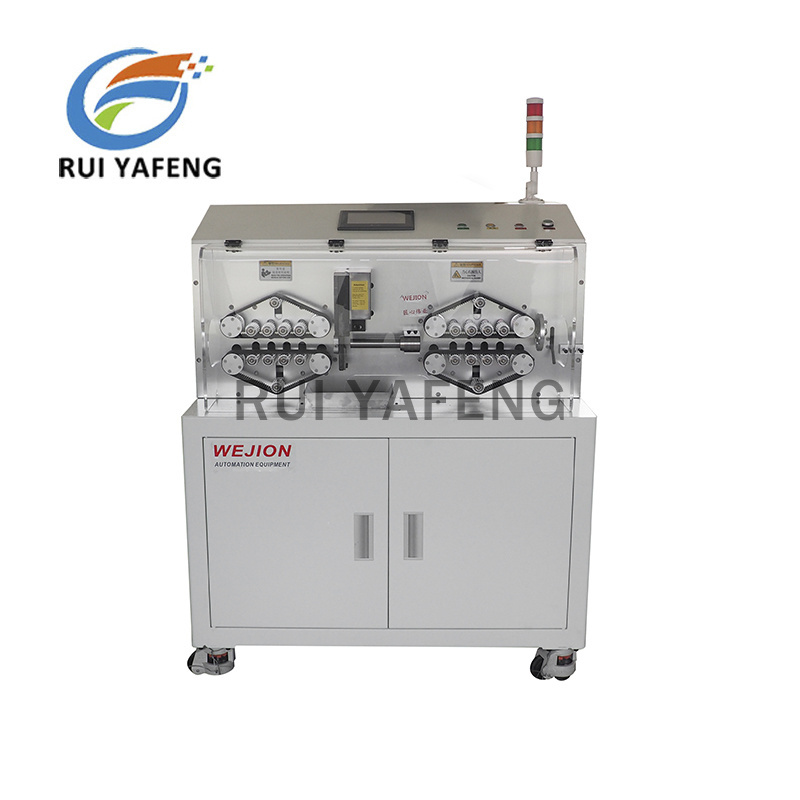 Automatic large square big diameter thick wire cable cutting stripping machine 150mm2 three layers stripper machines