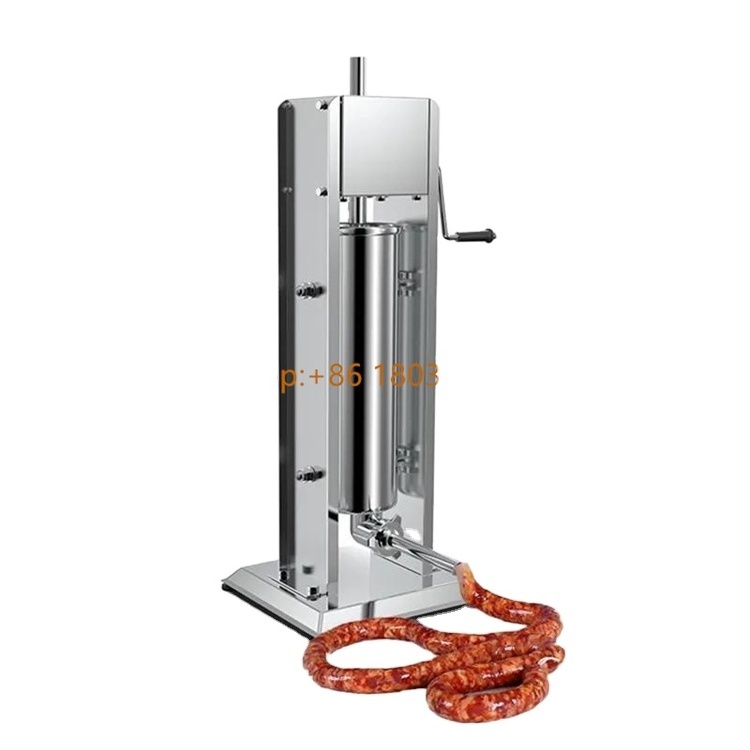 Manual Sausage Machine Funnel Nozzle Homemade Sausage Stuffer Syringe Gadgets Meat Filler Injector Kitchen Tools