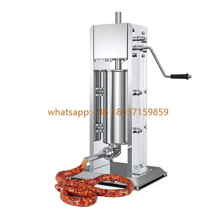 Manual Sausage Machine Funnel Nozzle Homemade Sausage Stuffer Syringe Gadgets Meat Filler Injector Kitchen Tools