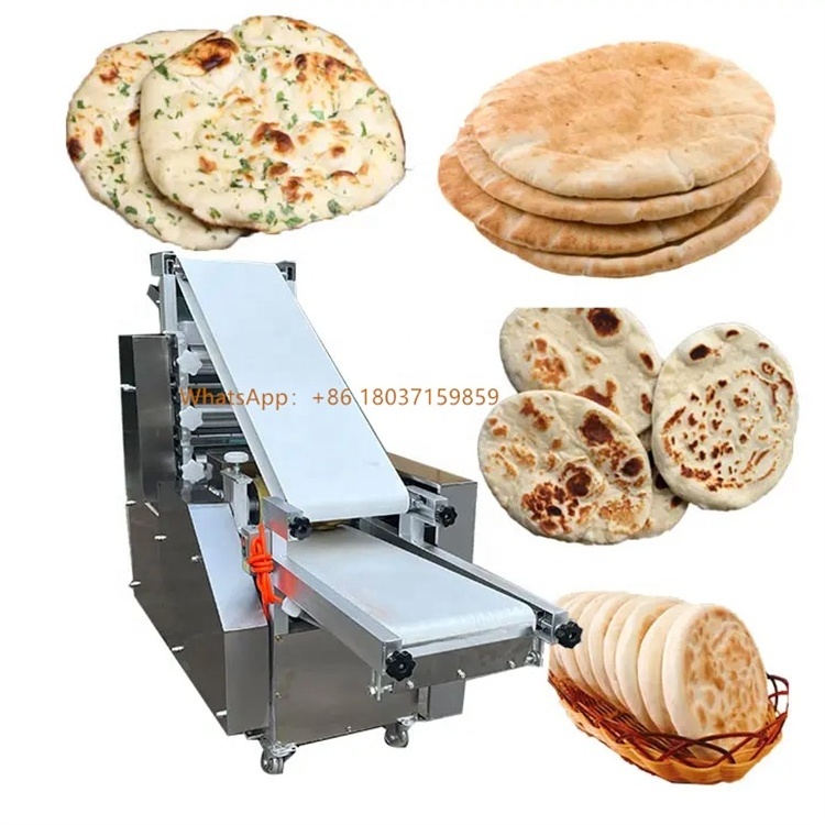 big capacity automatic roti chapati making machine press naan Arabic pita bread machine line automatic tortilla maker machine