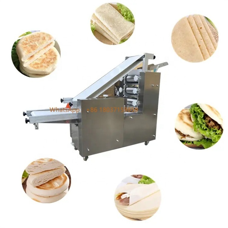 big capacity automatic roti chapati making machine press naan Arabic pita bread machine line automatic tortilla maker machine