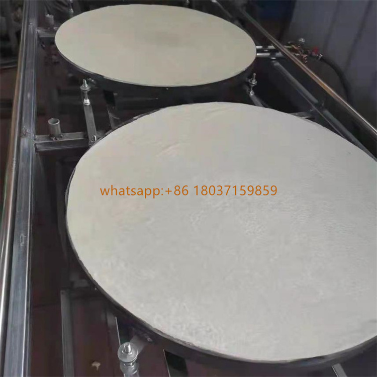 Manual flat arabic bread making machine Baked flat pancake maker hand push dosa baking machine for restaurant